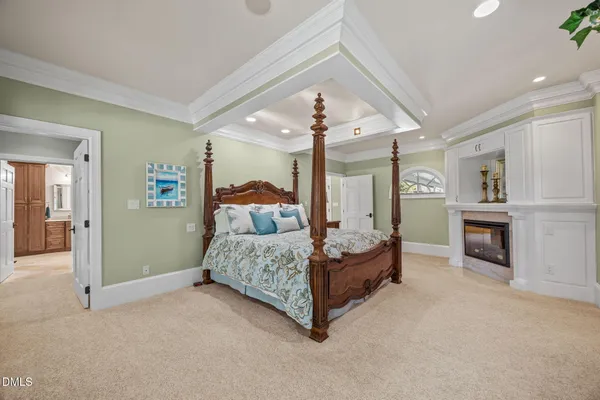 a bed room with a bed and a window