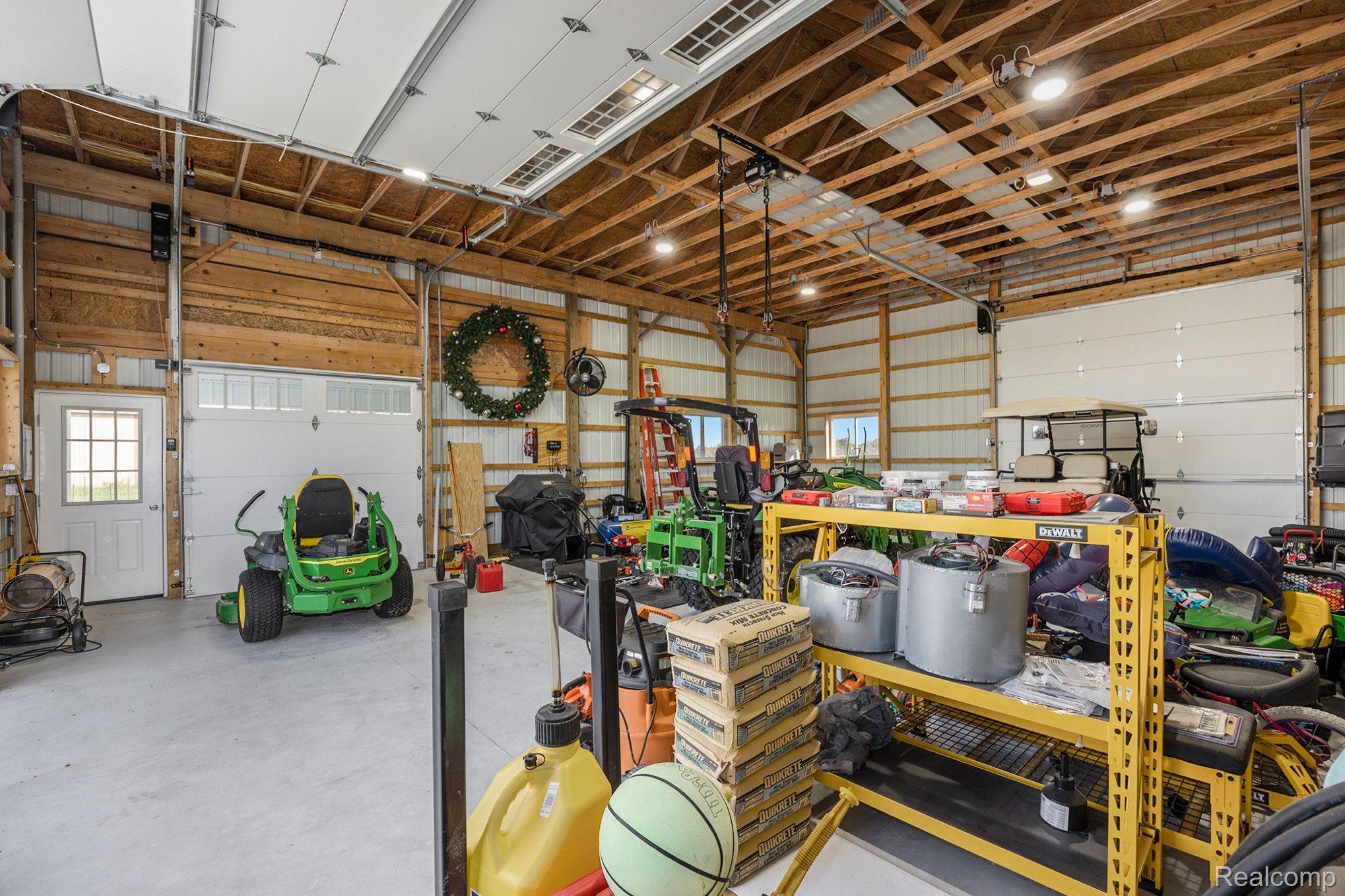 7898 Hough Road Almont, MI 48003 - Photo 33 of 42 Pole Barn Interior View 2