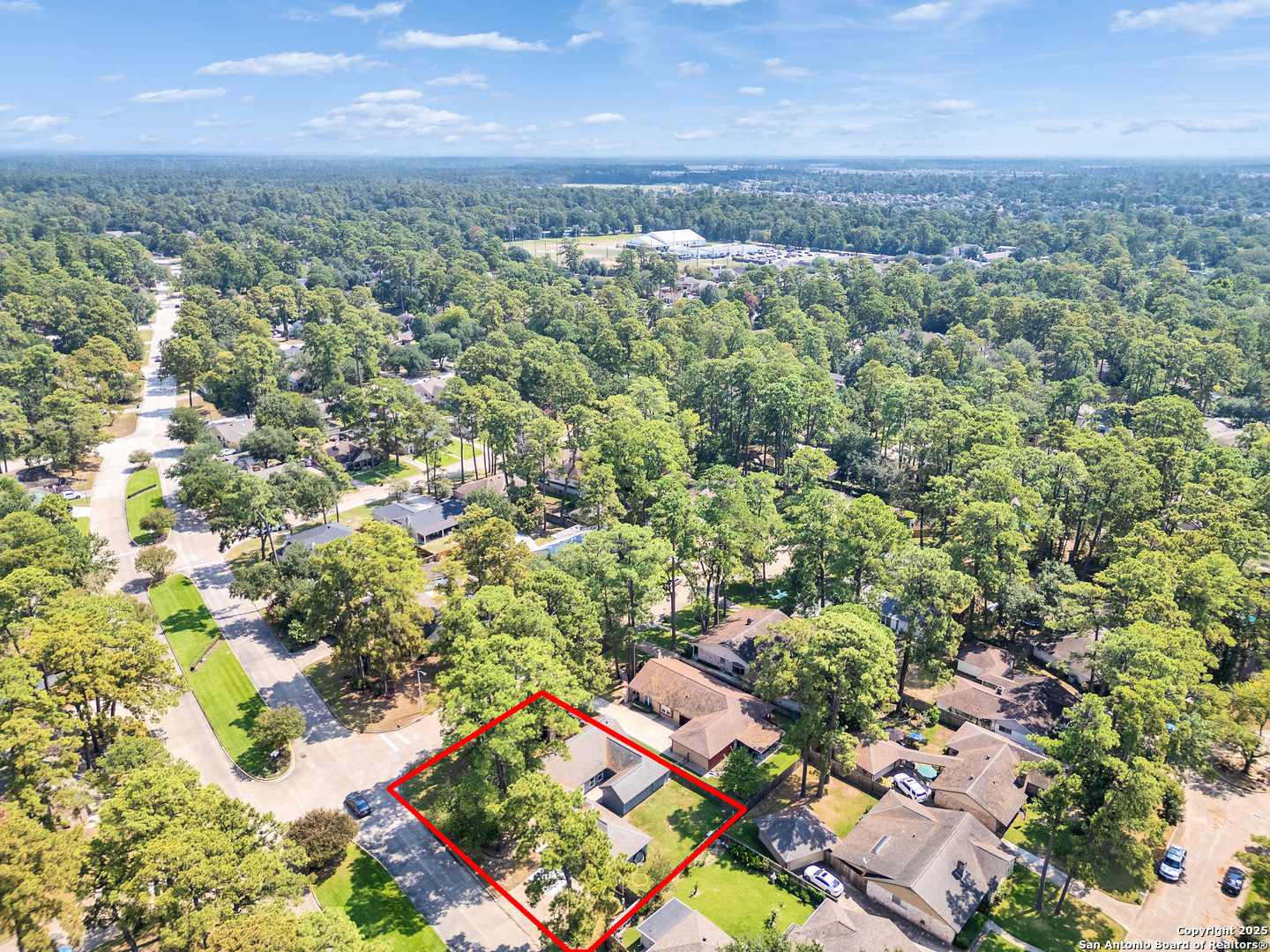25423 Old Carriage Lane Spring, TX 77373 - Photo 35 of 36 an aerial view of a city