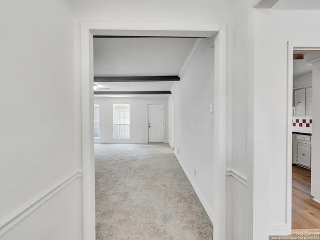 a view of empty room