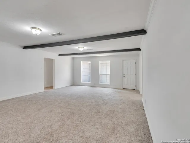 a view of empty room