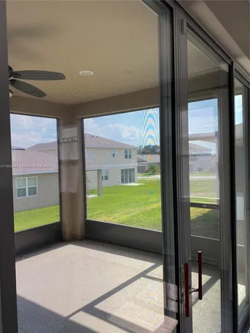 a view of an outdoor space and a window