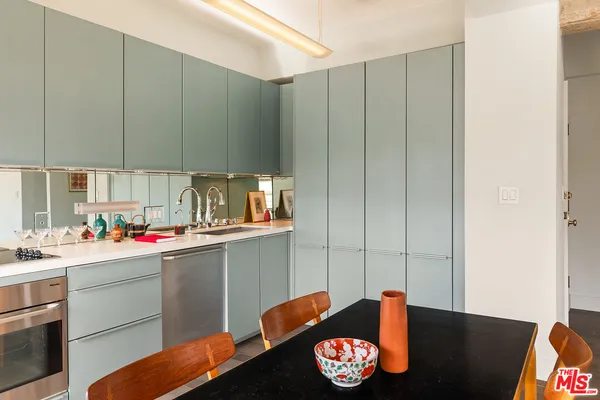 a room with storage and utility