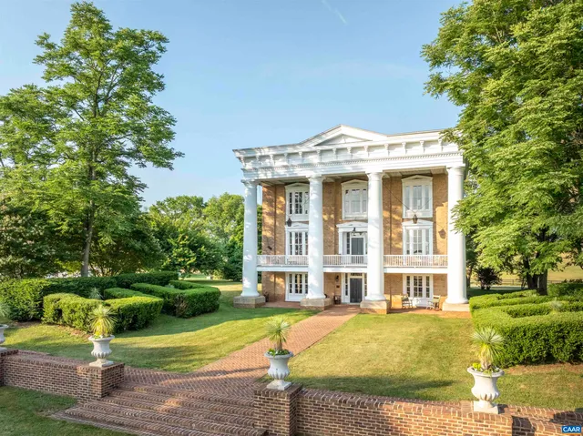 a front view of a building