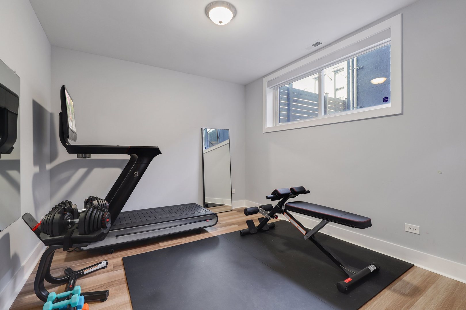 730 West 17th Place, Unit 1W Chicago, IL 60616 - Photo 19 of 26 a room with gym equipment