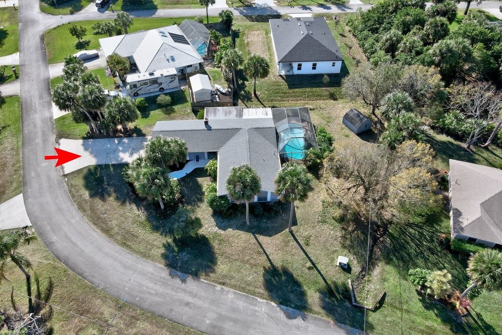 549 Layport Drive Sebastian, FL 32958 - Photo 30 of 35 an aerial view of a house with a yard