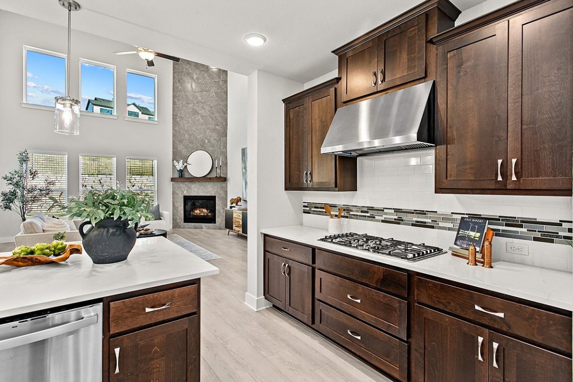 1265 Hazy Hills Loop Dripping Springs, TX 78620 - Photo 15 of 40 a kitchen with a sink and cabinets