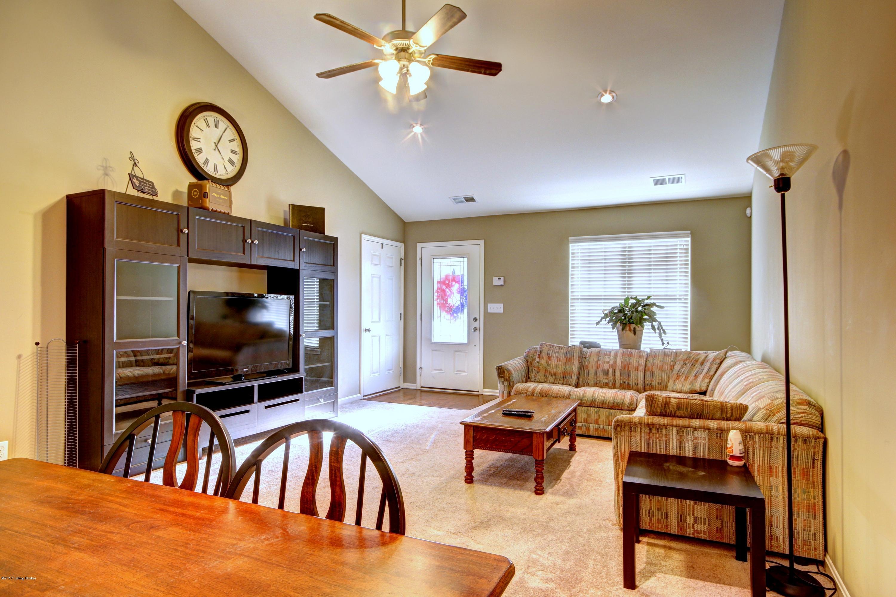 Living room has lots of natural light