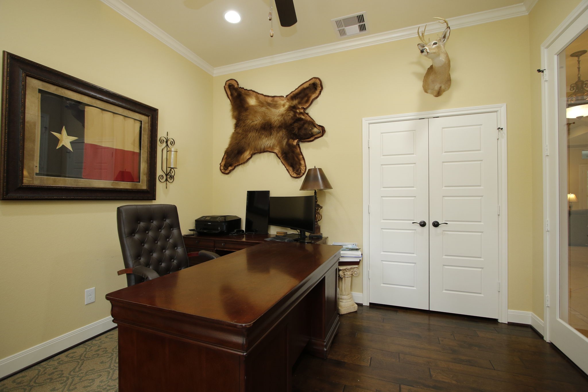 1547 Ruby Drive Willis, TX 77378 - Photo 10 of 48 a view of kitchen with furniture and wooden floor