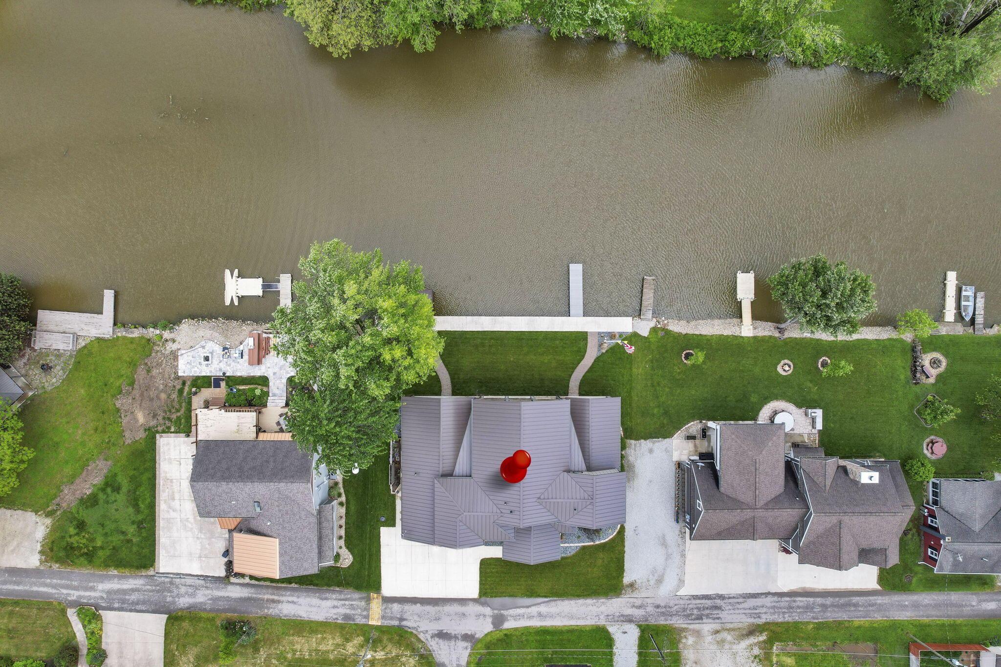 13014 Luthman Road Minster, OH 45865 - Photo 61 of 63 Aerial View of Home and Water