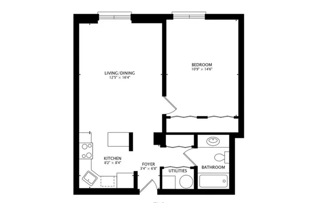 a picture of a floor plan