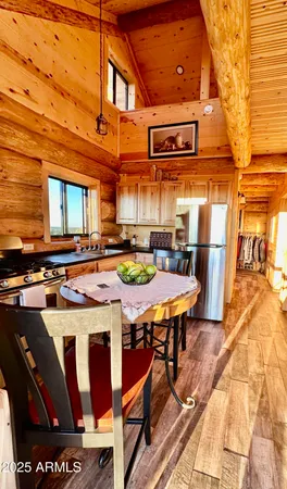 a table tennis table and chairs in front of building