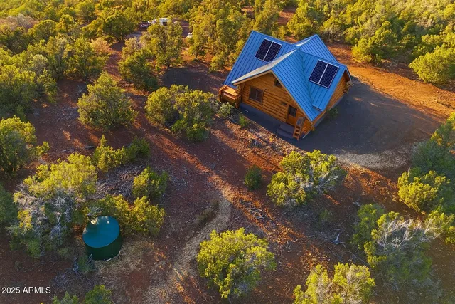 a view of city and mountain