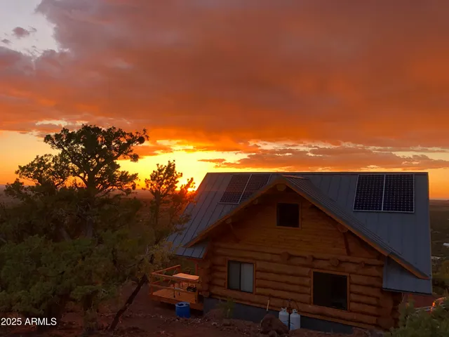 a view of a sky from balcony