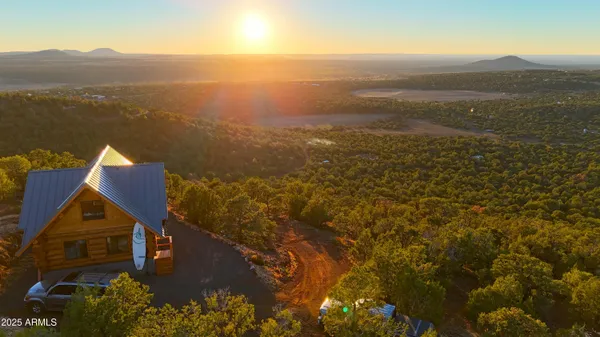 a view of lake and mountain