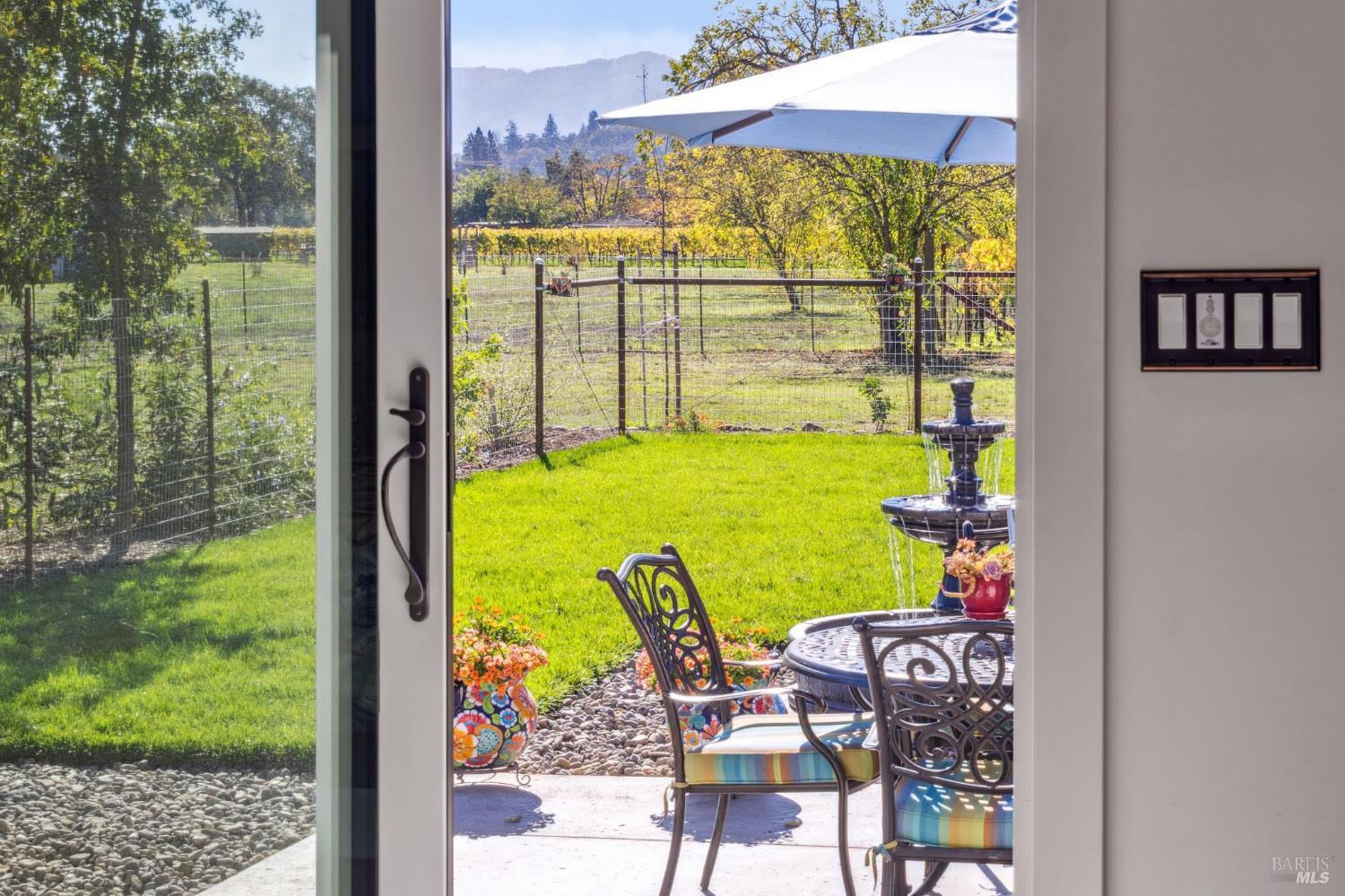 180 Adobe Canyon Road Kenwood, CA 95452 - Photo 42 of 61 a view of an outdoor space and seating area