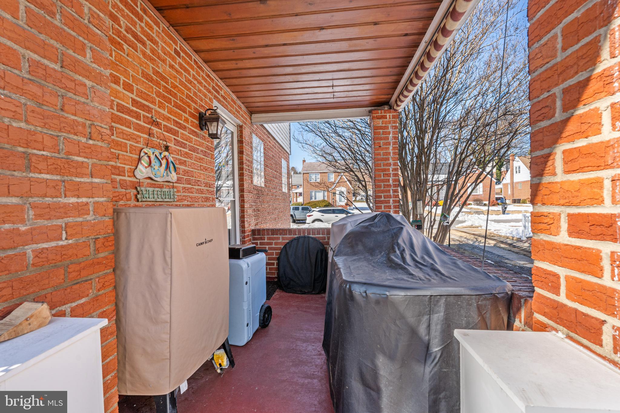 8109 Woodhaven Road Baltimore, MD 21237 - Photo 32 of 40 2nd side porch