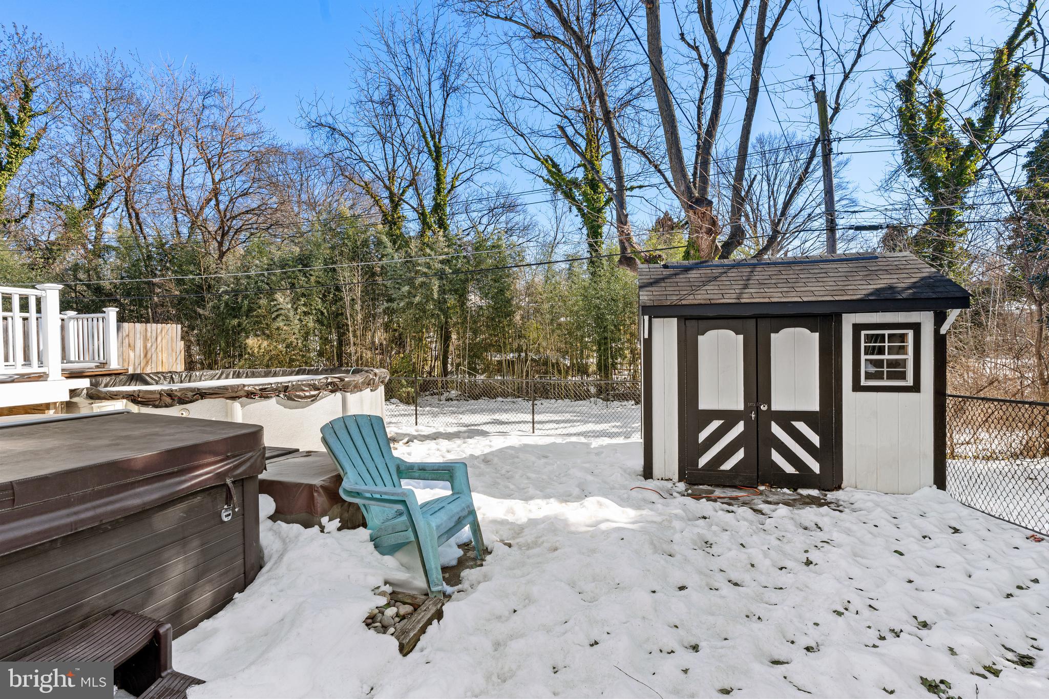 8109 Woodhaven Road Baltimore, MD 21237 - Photo 33 of 40 Property line beyond fence close to stream
