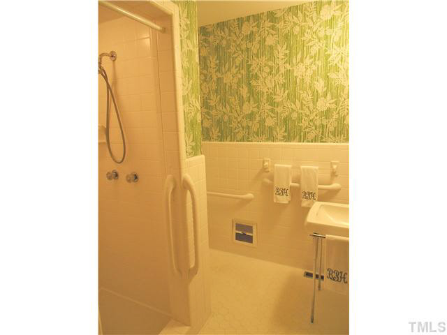 3510 Keats Place Raleigh, NC 27609 - Photo 8 of 25 Main floor guest bath has tile shower