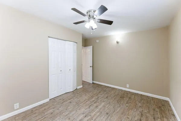 wooden floor in an empty room