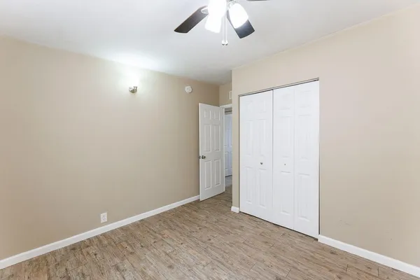 wooden floor in an empty room
