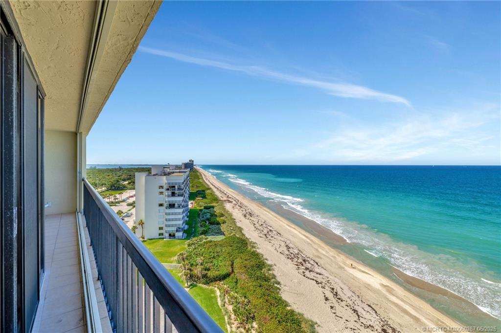 9500 South Ocean Drive, Unit HIGHER Jensen Beach, FL 34957 - Photo 25 of 53 a view of balcony with ocean