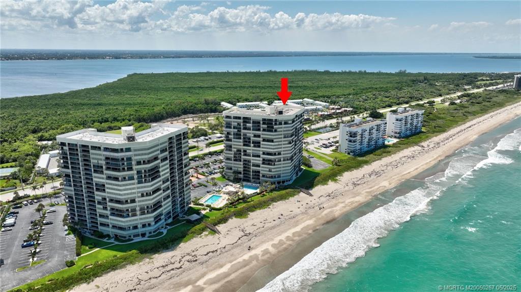 9500 South Ocean Drive, Unit HIGHER Jensen Beach, FL 34957 - Photo 40 of 53 a view of a city and ocean view