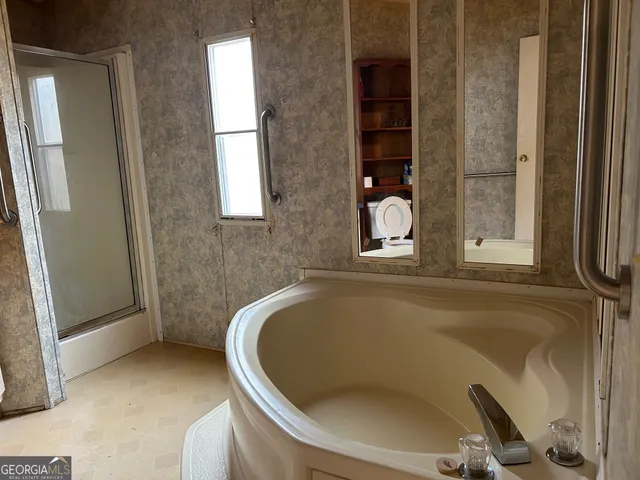 a view of outdoor space with seating