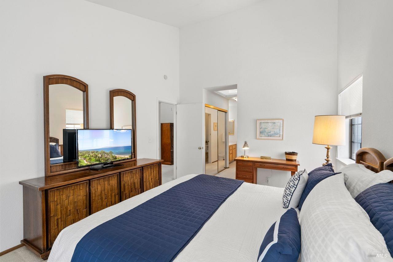 186 Redhawk Road Novato, CA 94949 - Photo 10 of 17 Primary bedroom with ensuite bathroom. This is a generously sized suite.