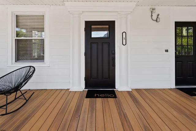 a view of wooden floor in a house