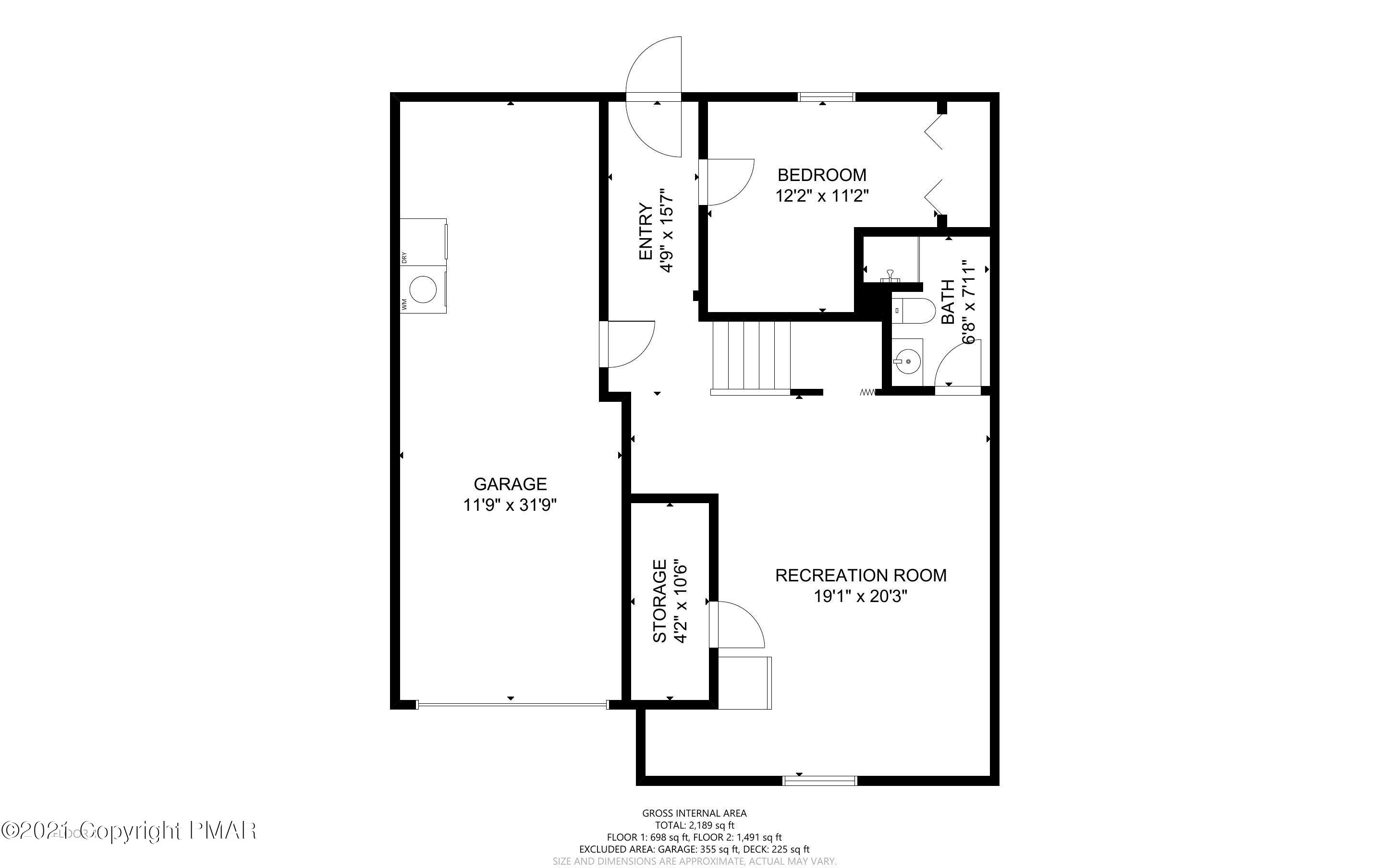 1607 Cotswald Road Tobyhanna, PA 18466 - Photo 59 of 61 a picture of a floor plan