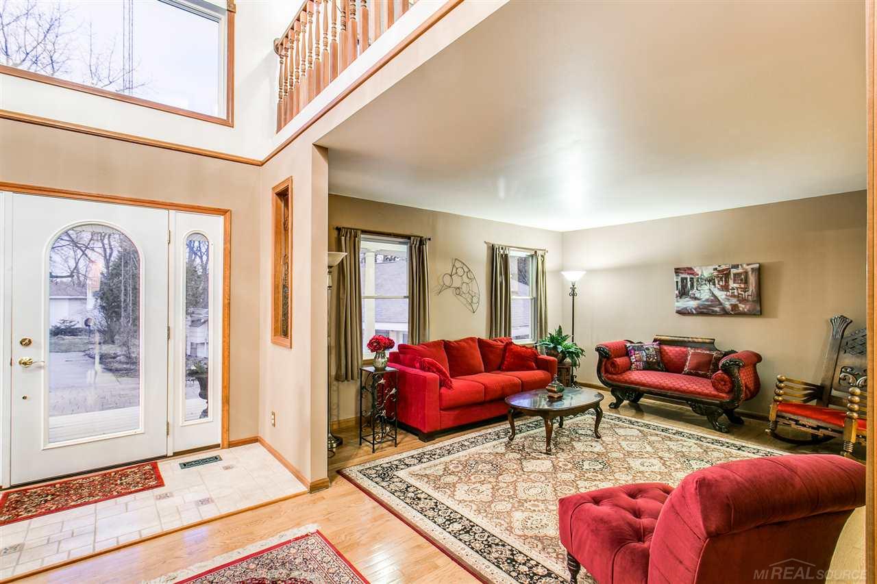 2015 South Lakeshore Road Applegate, MI 48401 - Photo 4 of 25 Entry & Living Room