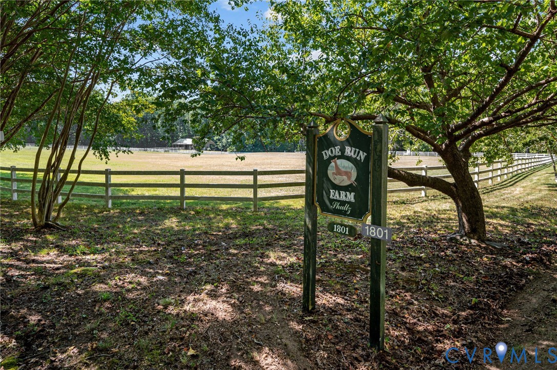 1801 Georgetown Road Heathsville, VA 22473 - Photo 20 of 83 Gated property entrance featuring mature trees and