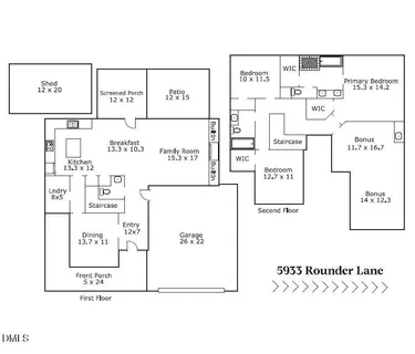 $588,500 | 5933 Rounder Lane, Holly Springs, NC 27540