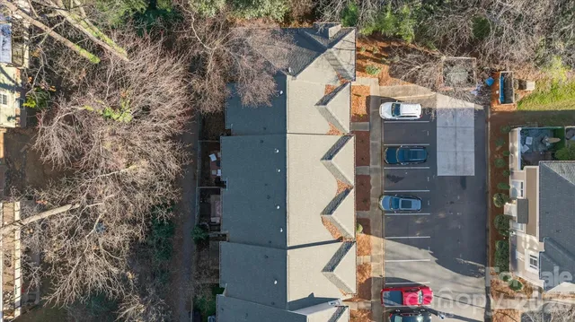 a front view of a building with traffic signal