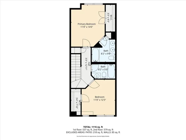 a picture of a bench in front of a wall