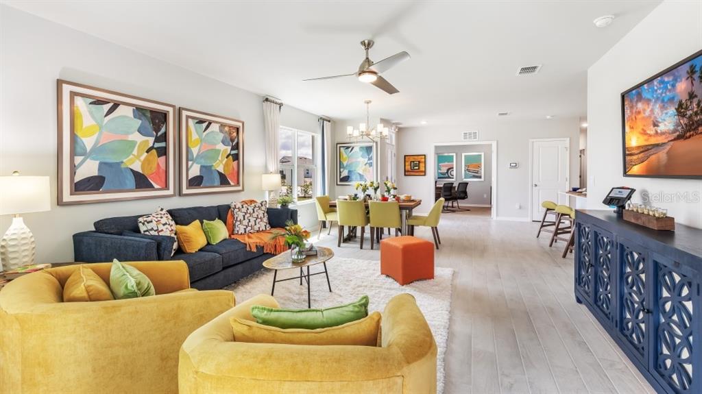 9467 Sunbeam Circle Punta Gorda, FL 33950 - Photo 3 of 15 a living room with furniture kitchen view and a window