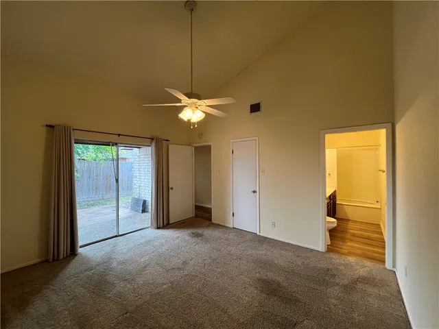 a view of an empty room with window