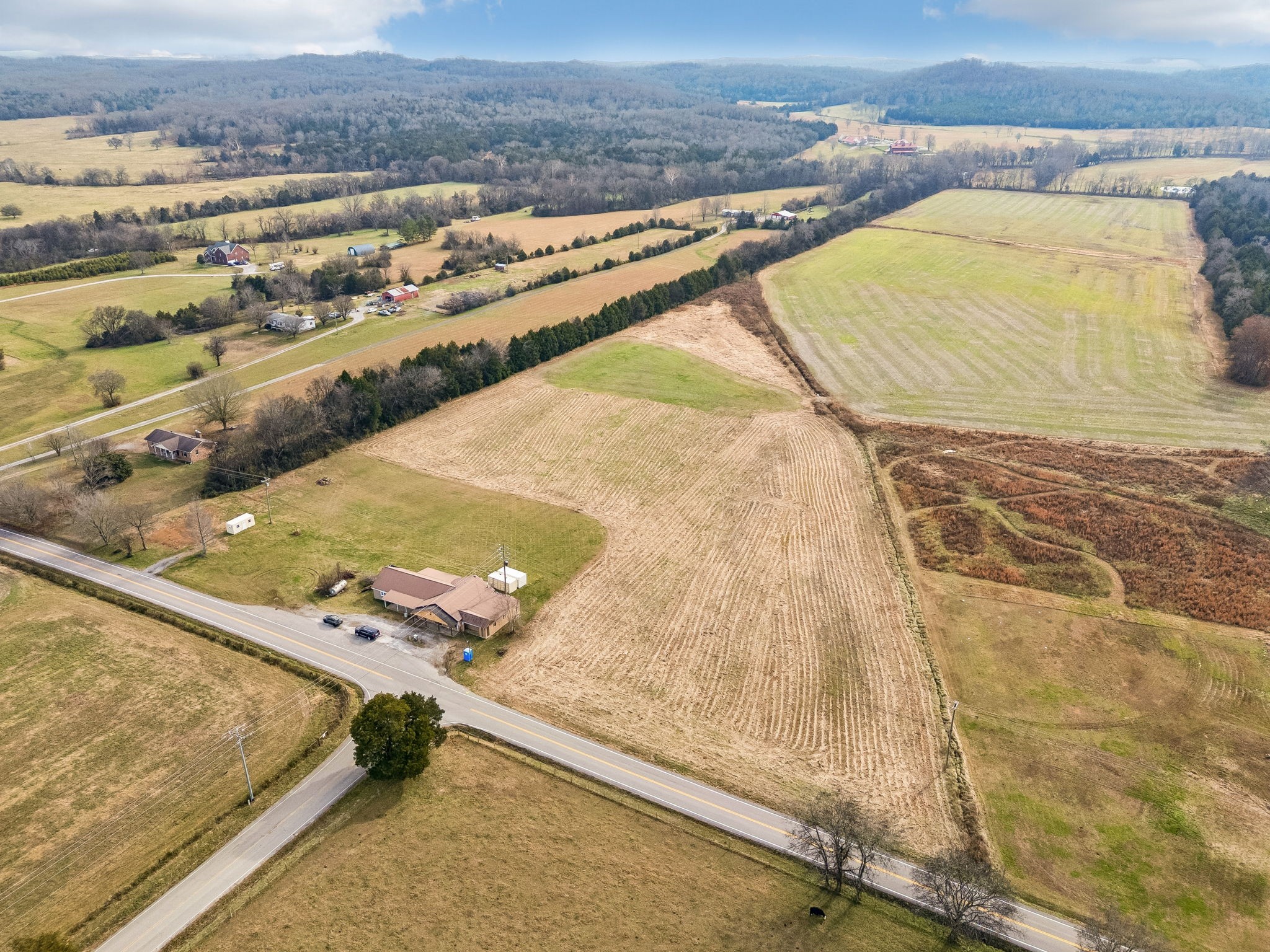 view of a swimming pool and an outdoor space