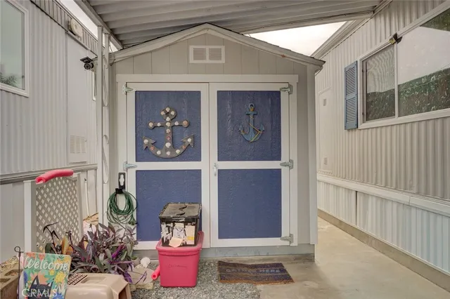 a front view of a house with entryway