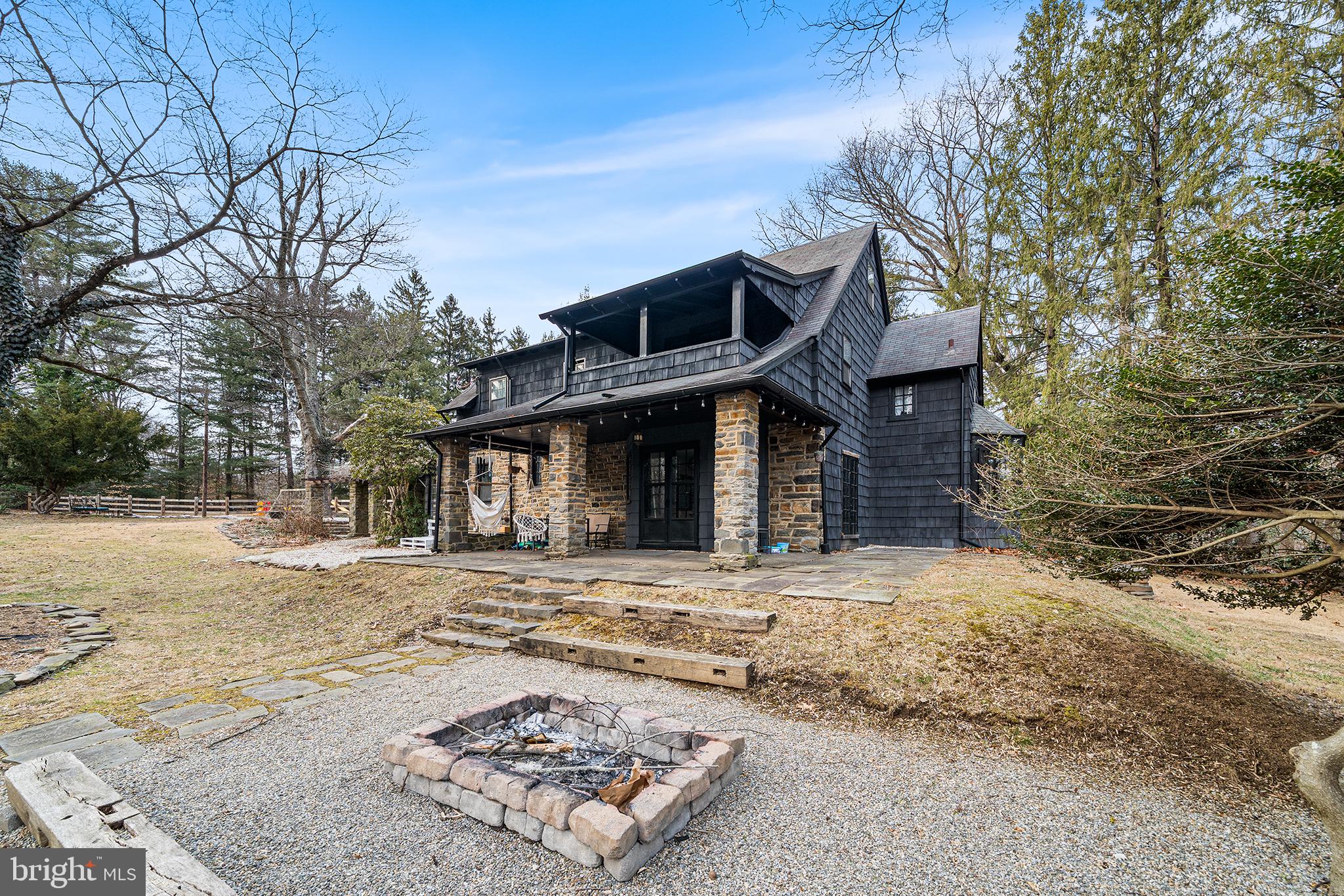 238 Fox Road Media, PA 19063 - Photo 43 of 74 a front view of a house with a yard