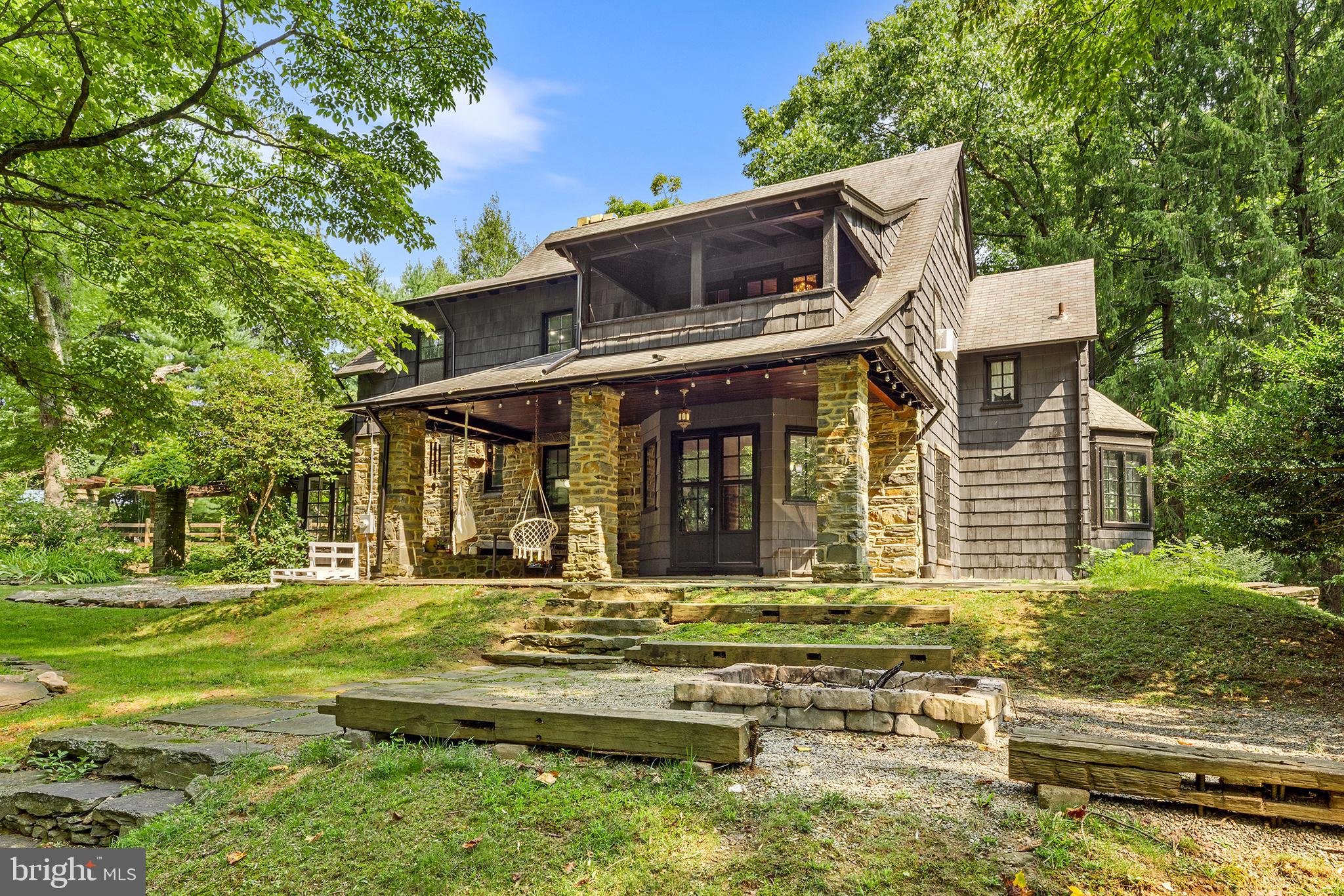 238 Fox Road Media, PA 19063 - Photo 44 of 74 a view of a house with a yard balcony