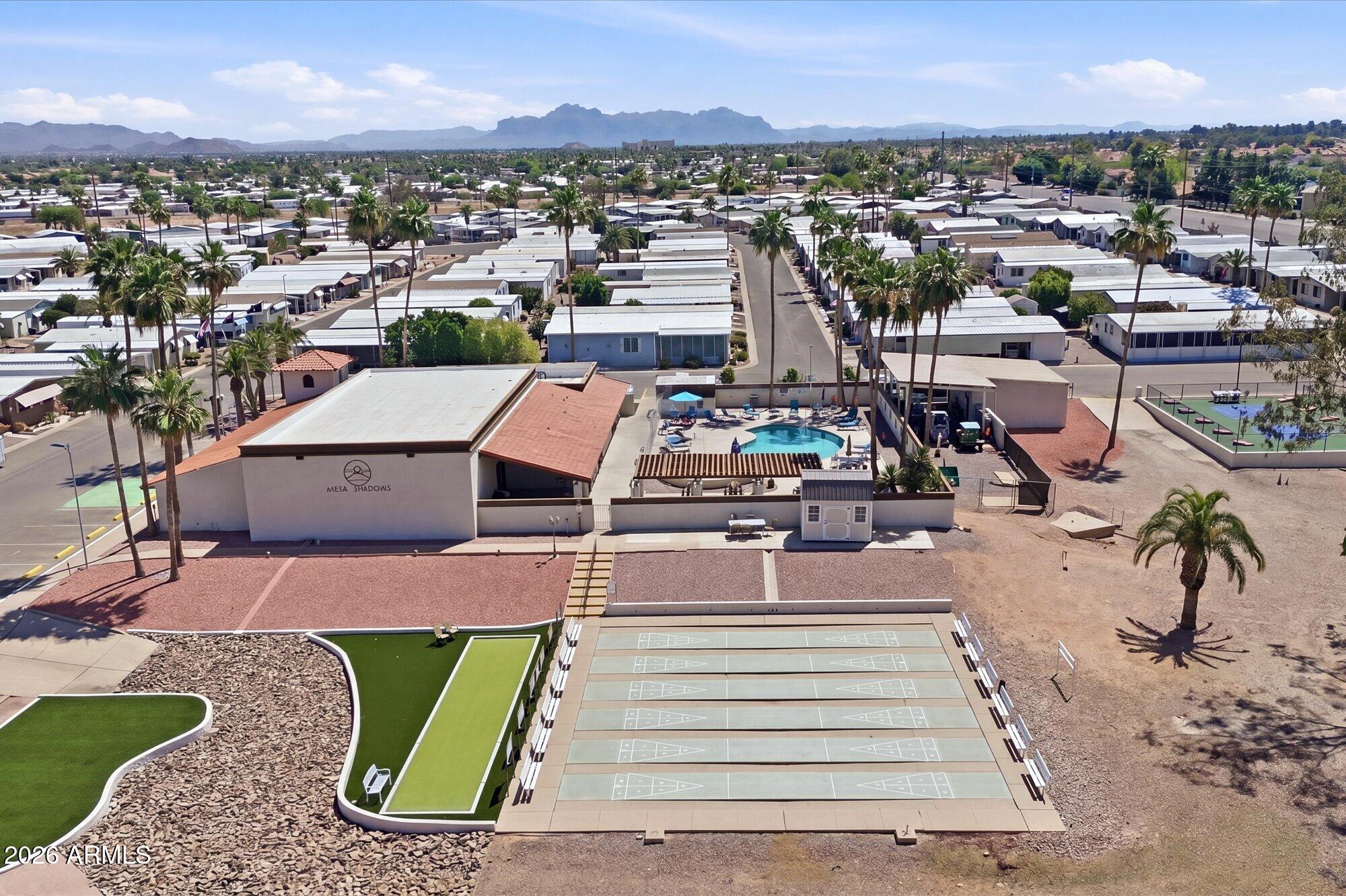 205 South Higley Road, Unit 183 Mesa, AZ 85206 - Photo 28 of 30 a view of a city with lots of residential buildings