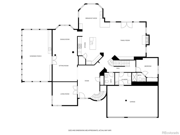 a picture of floor plan