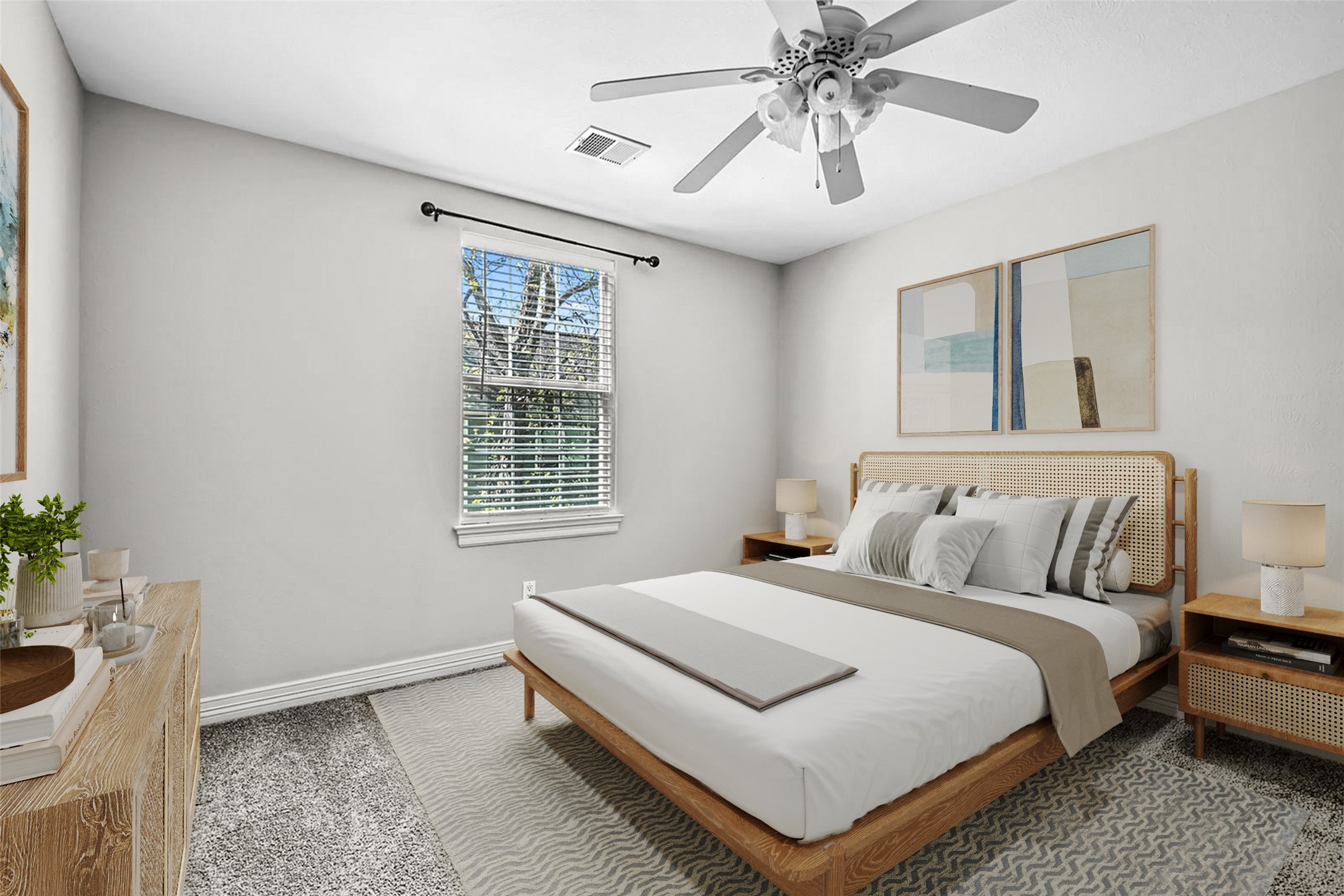 806 East 29th Street Houston, TX 77009 - Photo 19 of 30 This bedroom features a neutral color palette. *This photo is virtually staged.