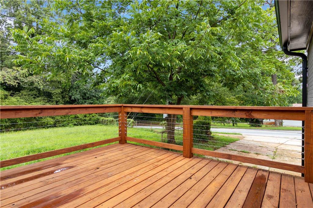 3435 Maplehurst Drive Decatur, GA 30032 - Photo 34 of 39 a view of an outdoor space with wooden floor and fence