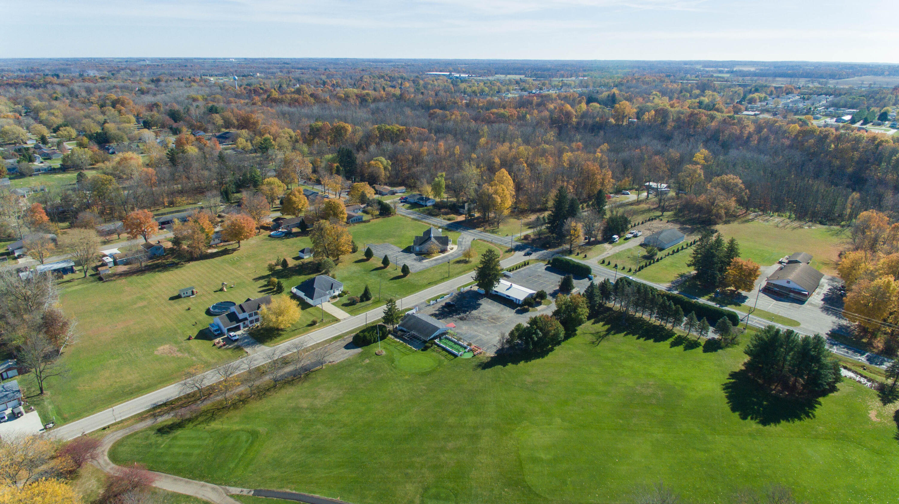 golf course side view
