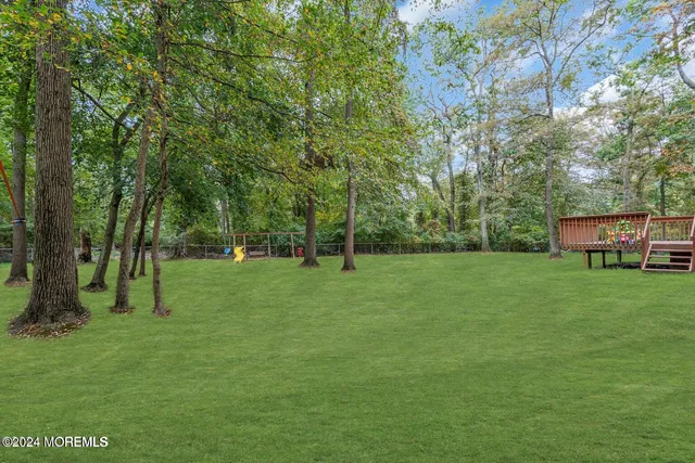 a view of a backyard with a garden