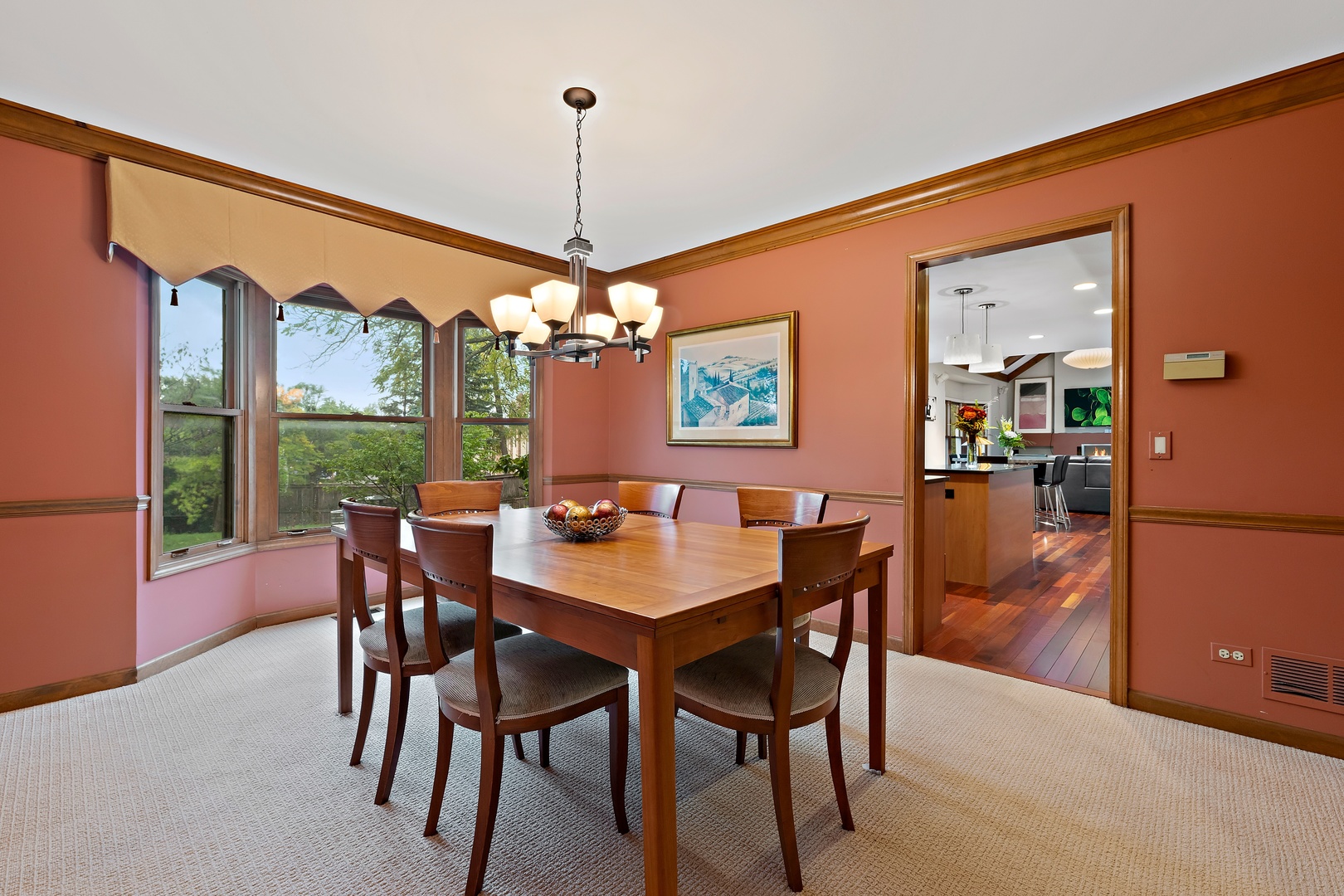 27W223 Jewell Road Winfield, IL 60190 - Photo 7 of 23 a view of a dining room with furniture window and outside view
