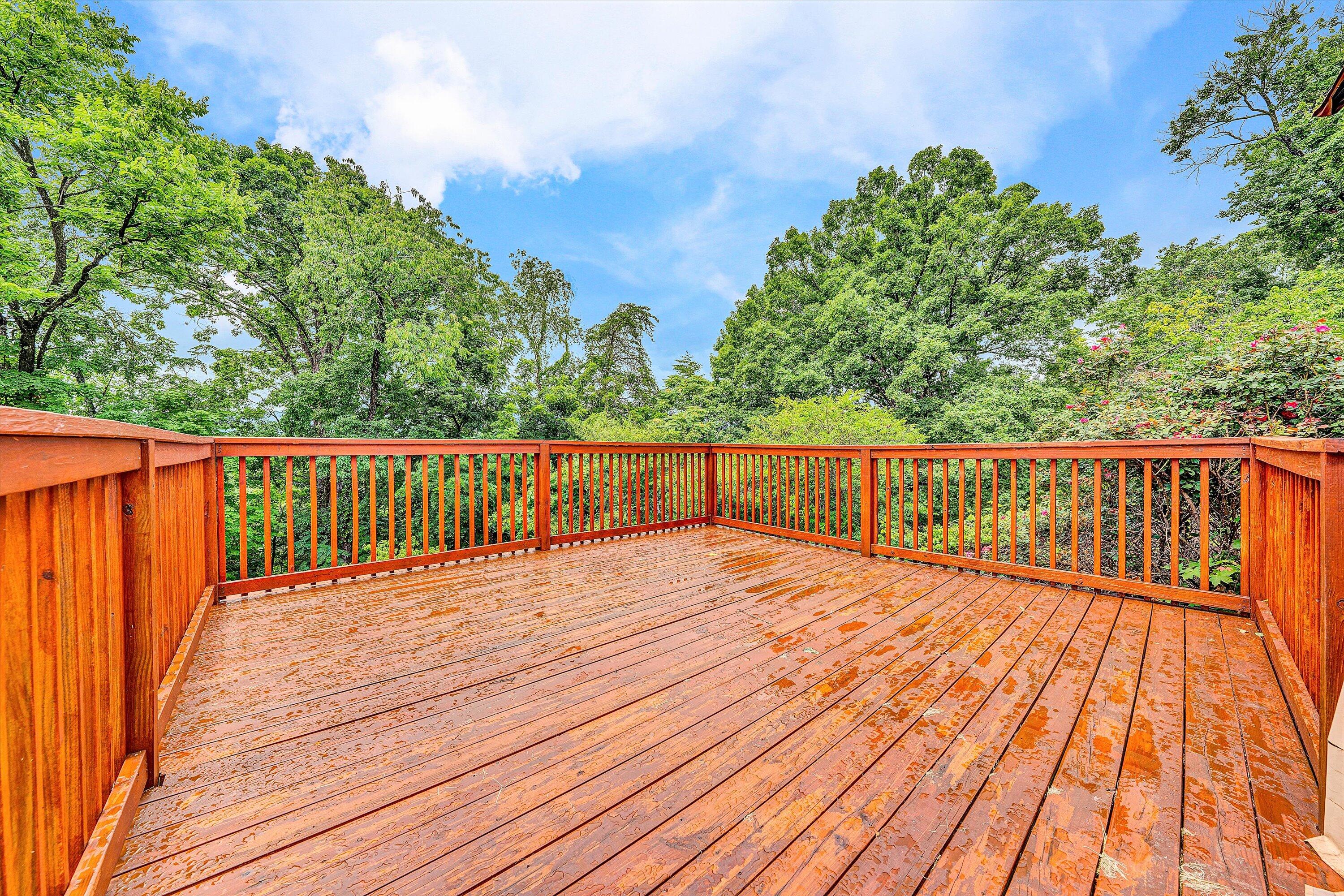 3285 Rasmont Road Roanoke, VA 24018 - Photo 36 of 40 Large Deck Overlooks Backyard
